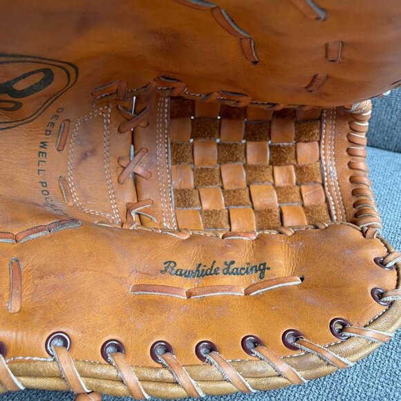 NOS Vintage 1980 Primo Leather Baseball Glove 3753 Right Handed Thrower PS - Picture 6 of 13